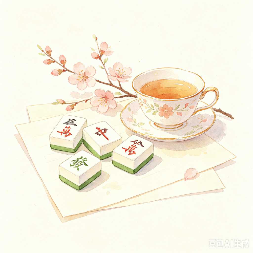 matte finish mahjong set